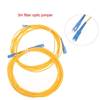 1шт 3-метровый Симплексный волоконно-оптический кабель SC-SC Single Mode FTTH Pigtail Patch Cord