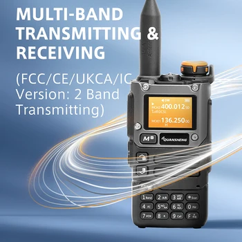 UV-K6 Двухстороннее Радио 144-146 МГц 430-440 МГц Беспроводная частота Двухстороннее CB Радио Type-C Зарядный Скремблер NOAA Коммуникаторное Устройство