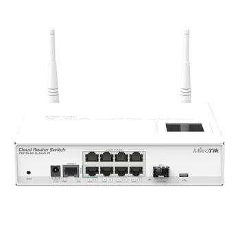 Для Mikrotik CRS109-8G-1S-2HnD-ВСТРОЕННЫЙ 8x Гигабитный Ethernet Smart 1x SFP, поддерживает 10-57 В, сетевой коммутатор 3-го уровня маршрутизации