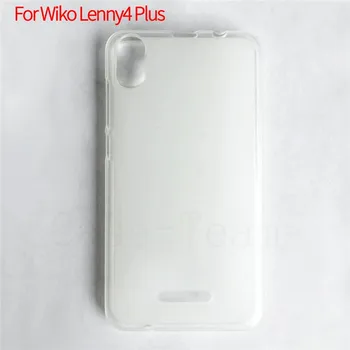 Задняя Крышка для Wiko Lenny 4 Plus Case Shell Силиконовая Мягкая TPU Защита Камеры Ультратонкий Аксессуар Для Телефона