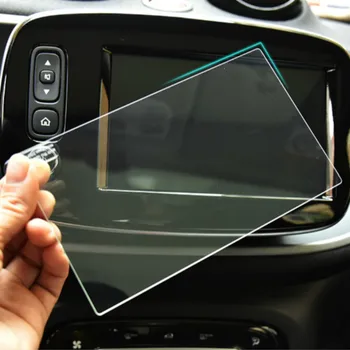 Для Smart Fortwo Защитная пленка для приборной панели автомобиля Фольга Защитная пленка для экрана навигации автомобиля Пленка из закаленного стекла Аксессуары для стайлинга автомобилей