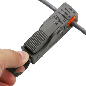 Сетевой инструмент для зачистки коаксиального кабеля с двумя инструментами Плоскогубцы для зачистки сетевого кабеля Плоскогубцы для зачистки проводов для снятия корки