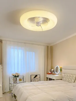 Лампа с вентилятором в спальне Cloud Lamp 2022 Новый потолочный светильник в современном простом кремовом стиле для детской комнаты для девочек, лампа для главной спальни