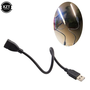 Удлинительный кабель USB от мужчины к женщине, Кабель-адаптер для вентилятора со светодиодной подсветкой, Гибкий металлический шланг, Шнур питания с 4 медными жилками