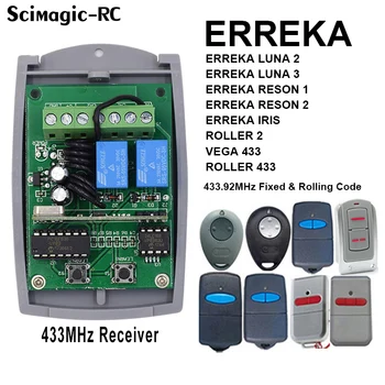 Модуль Приемника Дистанционного управления ERREKA RESON 1 /RESON 2 / Erreka LUNA 2 /LUNA3 Garage Receiver 433 МГц с Фиксированным Кодом и Подвижным Кодом