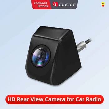 Автомобильная камера заднего вида с разрешением 480P, водонепроницаемая камера заднего вида с широким углом обзора 120 °, резервная парковочная камера заднего вида для автомобильных аксессуаров Junsun DVD