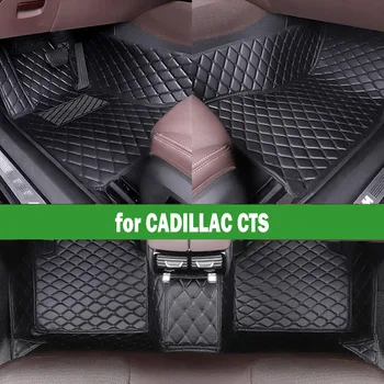 Автомобильные коврики CRLCRT для CADILLAC CTS 2003-2007 Пользовательские автомобильные накладки для ног 5 N, автомобильные ковровые покрытия, аксессуары для интерьера