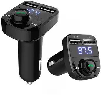 100set FM-Передатчик Aux Модулятор X8 Bluetooth Handsfree Car Audio Kit MP3-Плеер с Быстрой Зарядкой 3.1A Dual USB Автомобильное Зарядное Устройство