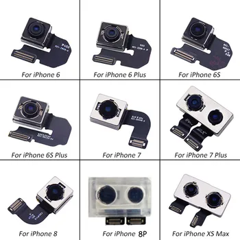 Оригинальная камера для iPhone 7P 8P 7 8 Plus, задняя камера, задний основной объектив, камера с гибким кабелем для iphone X XR XS MAX 11 12 PRO, камера