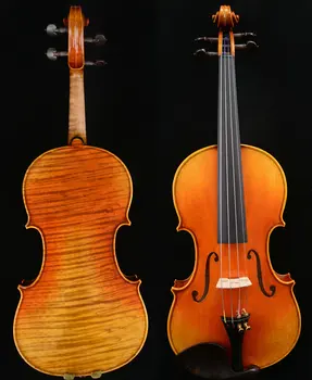 Актуальное фото Потрясающе звучащей скрипки Guarneri Violin Model 1-PC Flame Back Master Work
