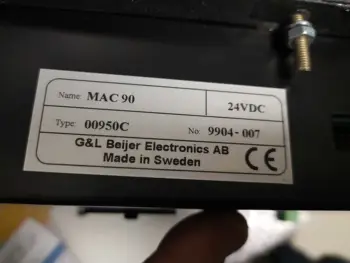 MAC90 00950C MAC 90 Beijer, Швеция, Север, сенсорный экран, клавиша, человек-машина, точечная физическая отгрузка