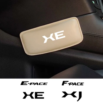 Кожаная Универсальная Автомобильная Подушка Для Ног, Наколенник Для Jaguar XK R Sport XK8 XJ XJL XJR XF XE S I-Pace F-Pace E-Pace S-TYPE Аксессуары