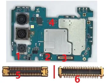 10 Шт. Оригинальный Для Samsung M52 5G M526 M526B Аккумулятор ЖК-Дисплей USB Зарядное Устройство Для Зарядки Фронтальной камеры Разъем FPC На плате