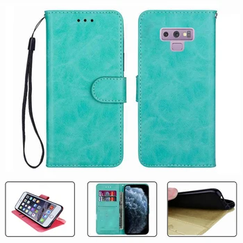 Для Samsung Galaxy Note9 9 SM-N960F/DS SM-N960U SM-N9600/DS Чехол-бумажник Высококачественный Кожаный Чехол с откидной крышкой Для телефона