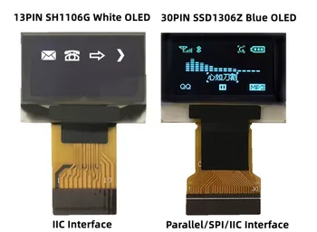 maithoga 0,96 дюймов 13PIN SH1106G Белый/30PIN SSD1306Z Синий OLED-экран 128 *64 Интерфейс I2C