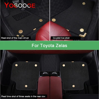 Автомобильные коврики YOGOOGE для Toyota Zelas, роскошные автоаксессуары, коврик для ног