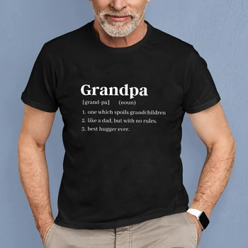 Футболка с изображением дедушки из 100% хлопка, забавный подарок дедушке на день рождения, футболка, Саркастическая футболка для семейной вечеринки, топ