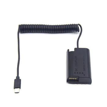 USB C Зарядное Устройство PD Кабель-Адаптер Для DMW-DCC17 DMW-BLK22 Фиктивный Аккумулятор Для камеры Panasonic Lumix GH6 GH6L GH5II DC-S5 S5K