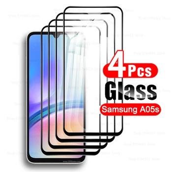 4 шт. Защитная пленка для экрана из закаленного стекла для Samsung Galaxy A05s a05s a 05s для Samsun Galaxy a 05s Защитная стеклянная пленка 2023