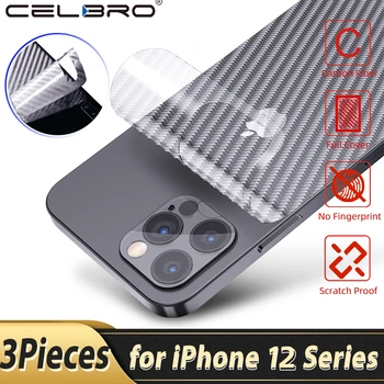 Задняя Защитная Пленка Для iPhone 12 Pro Max Mini Screen Protector Carbon Film Наклейка для Apple iPhone 12 Mini 12 11 Pro Max Film