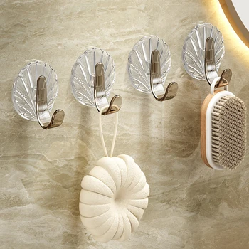 Стены самоклеющиеся крючки для ванной органайзер домой за ключами ткань вешалка бытовой настенный декор аксессуары